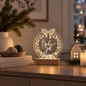 Julelys julekrans 15 cm - LED julelys dansk produceret