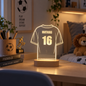 Personlig navnelampe LED sportstema - dansk produceret